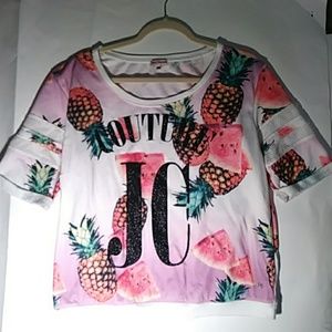 Juicy Couture Pineapple Watermelon Tee L